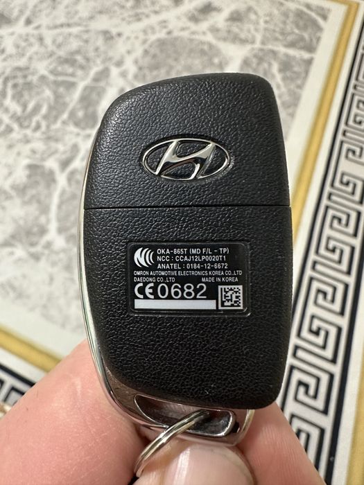 Оригинал ключ хюндай