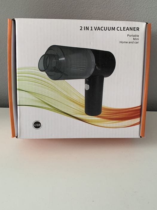 Aspirator auto Fara fir 2in1 Cu Lumina LED