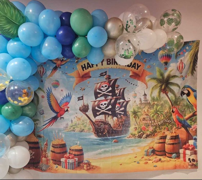 Украса за  детски пиратски рожден ден