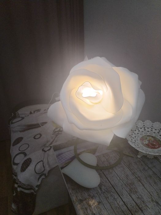 Светильник цветок ручной работы