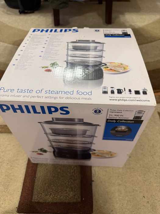 Aparat de gatit cu abur Philips HD9126 9L 900W Steam Cooker
