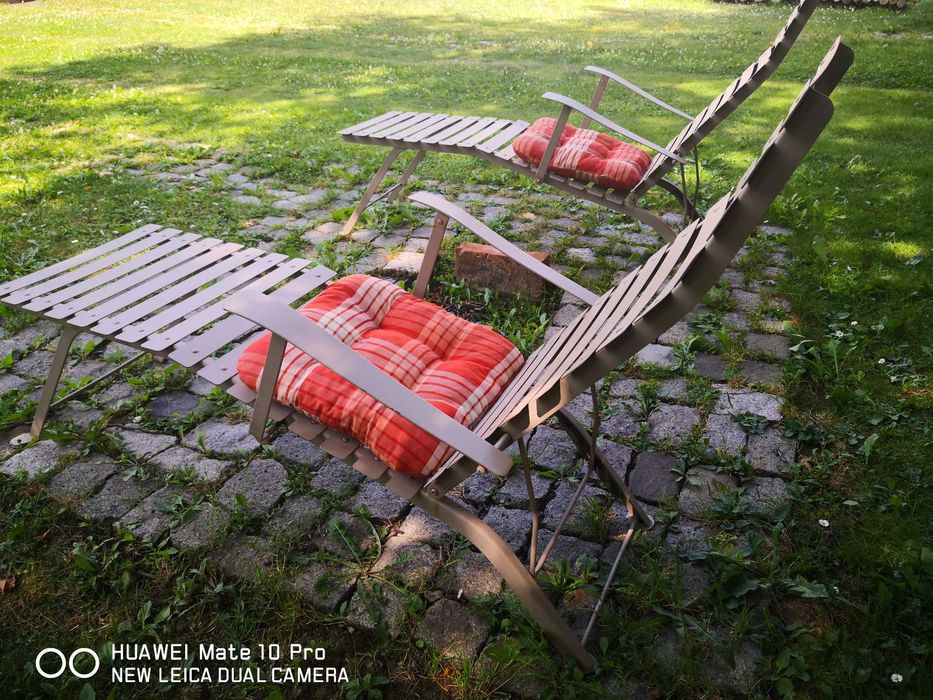 Sezlong de gradina din metal