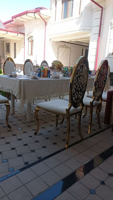 Прокат стул Арзон нархларда Стол Стул Чинни идиш прокат. Навес Аренда