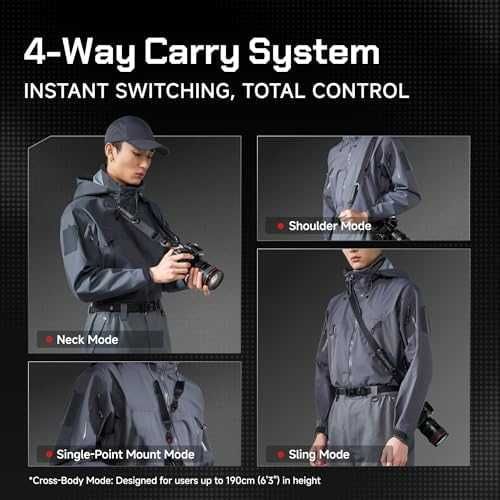 Нова Регулируема Раменна каишка за фотоапарат VSGO DSLR камера защита