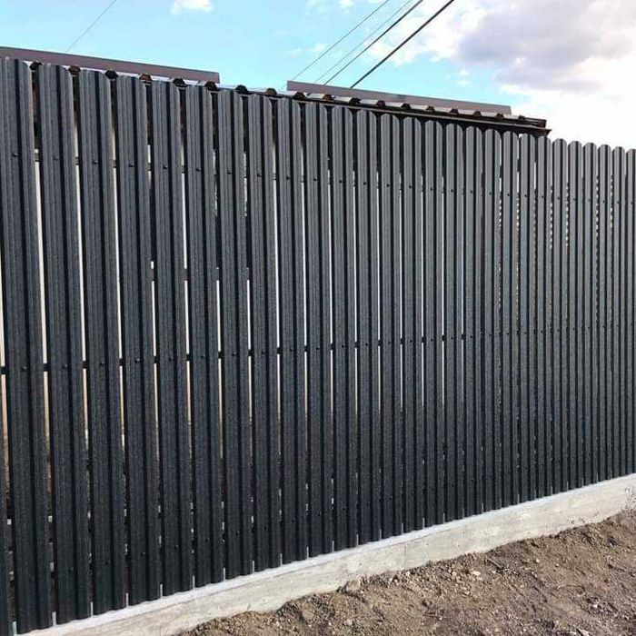 Garduri si porti stil jaluzea, sipca metalica, tabla cutata