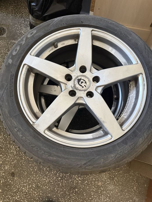 Jante VW 5x112 et45 7.5j cauciucuri iarna