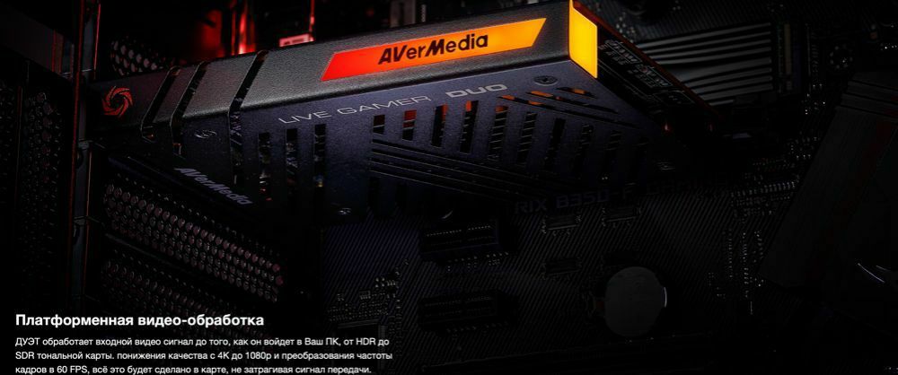 Под Заказ! Карта Захвата Видео для Стрима Avermedia GC570D DUO RGB