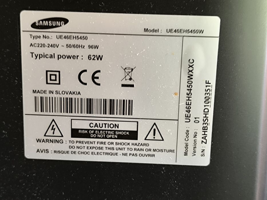 Televizor Samsung UE46EH5450W 116cm full HD