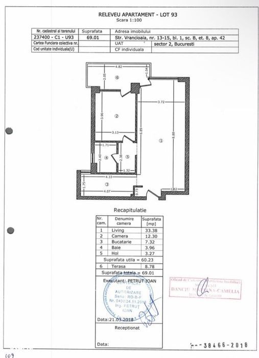 Apartament 2 camere/ Floreasca Residence/ Barbu Vacarescu