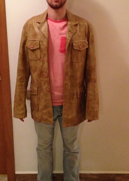 Haina geaca piele barbati