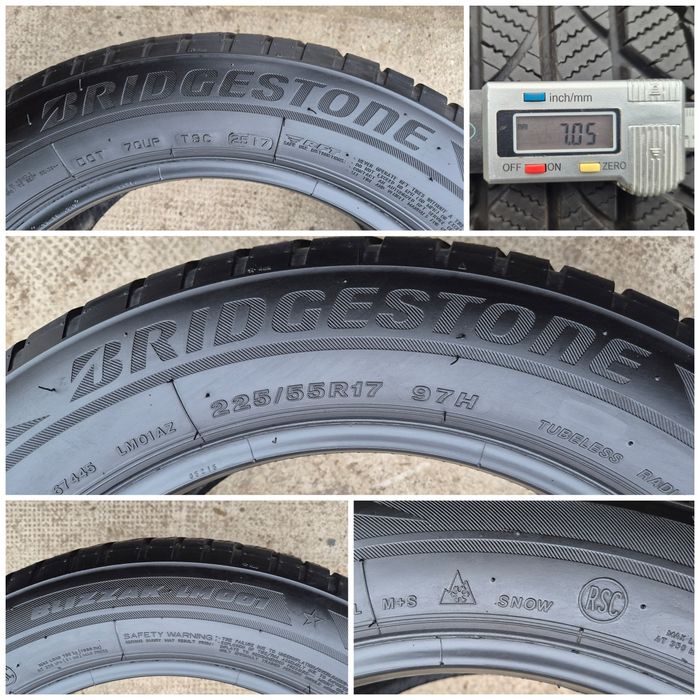 O bucată 225/55 R17 M+S iarnă - una Semperit Dunlop Bridgestone