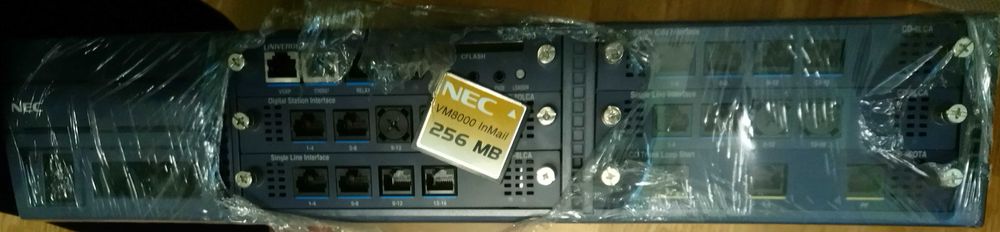 IP АТС NEC. Внутренних — 200, внешних — 48. Германия