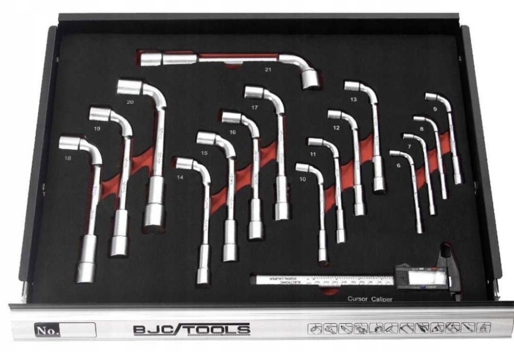 Професионален шкаф с инструменти BJC 7пълни чекмеджета