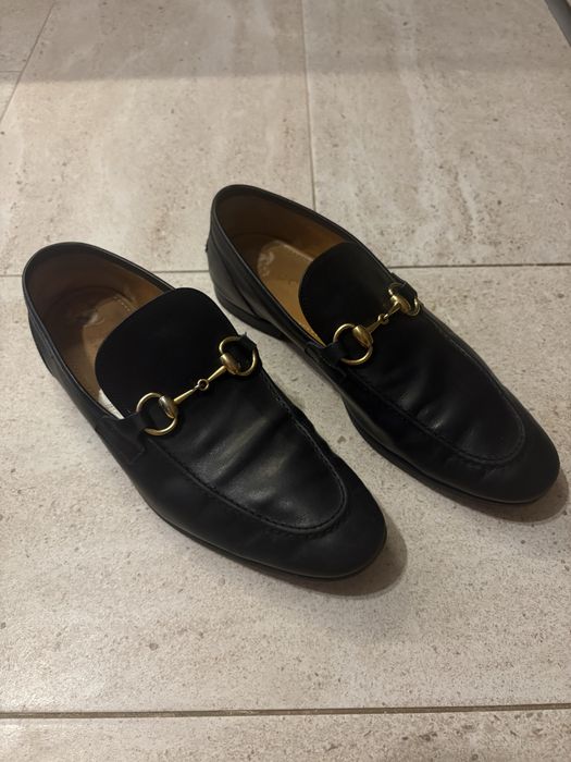 Оригинални унисекс лоуфъри Gucci, размер 41, кожа calf leather