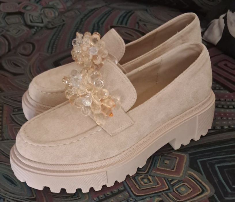 Loafers bej noi