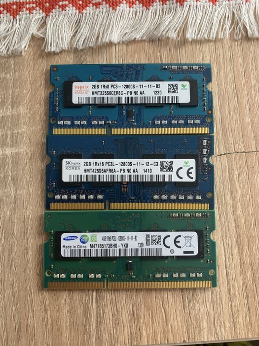 Обмен ноутбучной ОЗУ DDR3/DDR3L на память для ПК (2 х 4 ГБ)