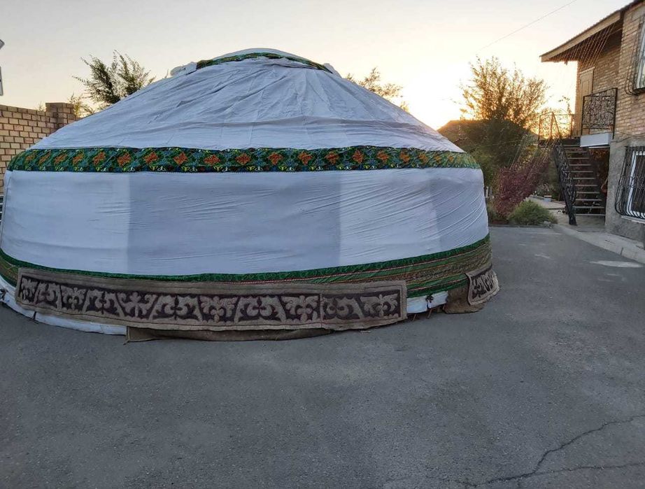 аутентичная 8-ми канатная  юрта