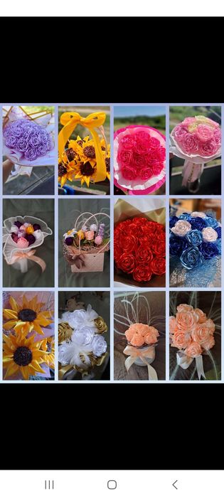 Букет от вечни цветя