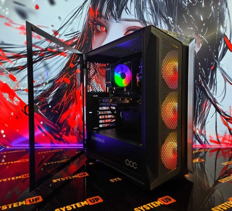 Игровой Компьютер i3 12100F / RTX 3050 8GB / DDR4 16GB / SSD 256GB