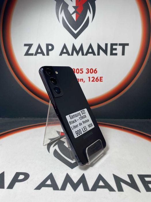 Zap Amanet Vitan - Samsung S22 5G - Black - 128Gb