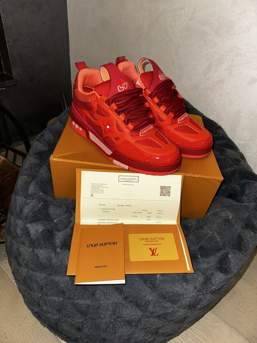 Louis Vuitton LV Skate Sneakers Red