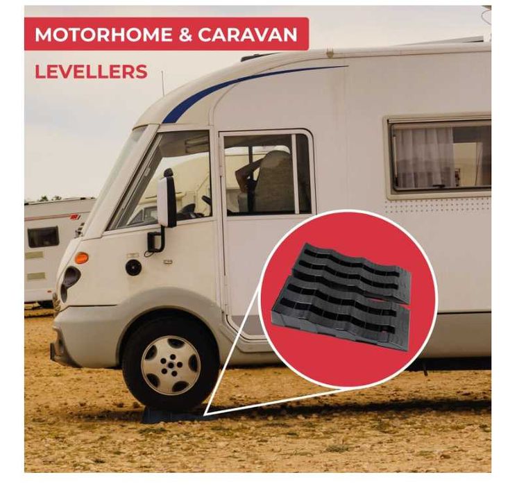 Комплект от 2 броя пластмасови автомобилни рампи 2 т, 610х 210х 120мм