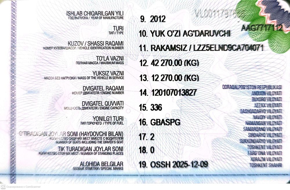 Moshina ishlab turibti