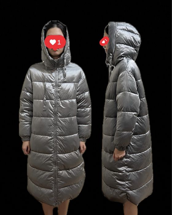 Пуховик женский теплый