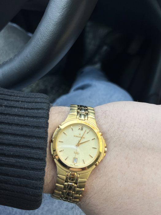Часы romanson 23k gold