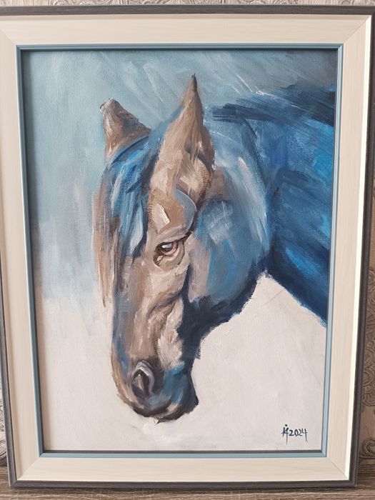 Маслена картина в Годината на Коня