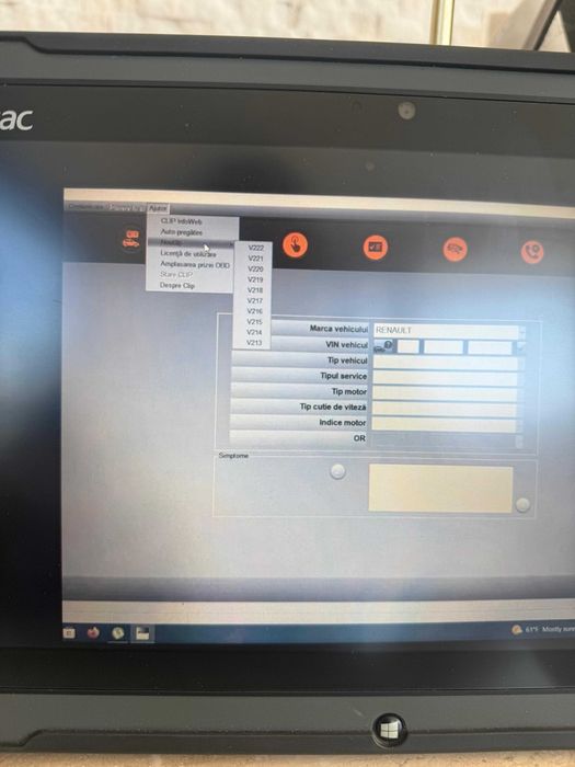 Tabletă GETAC F110 Rugged Diagnoză Auto VAG PSA Renault VCDS ODIS PSA