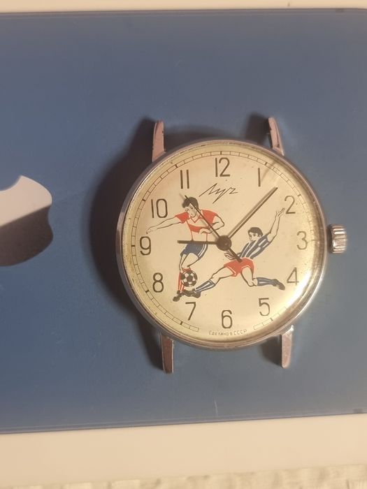 Часы Луч корпус хром