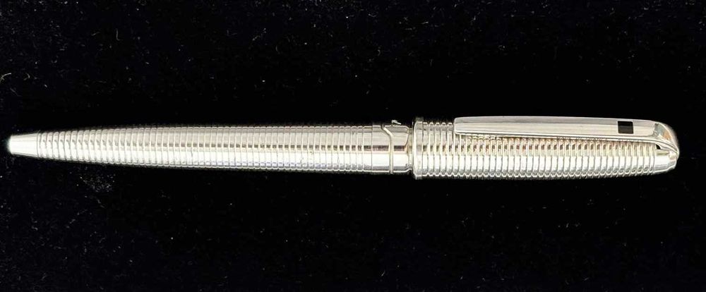 Pix cu bilă S.T. DuPont Diamond Collection, oțel inoxidabil și argint