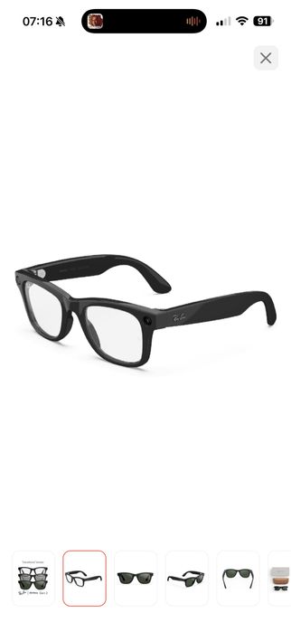 Смарт-очки Ray-Ban Meta Wayfarer Gen 2