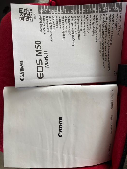 Canon EOS M50 Mark II Фотоапарат черен с чанта