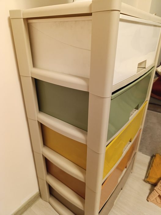 Пластиковый комод 36×100×56см