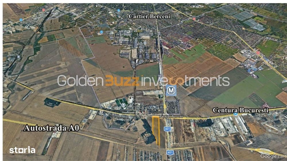 Teren Industrial I Pasaj Berceni I Metrou Tudor Arghezi I Centura B