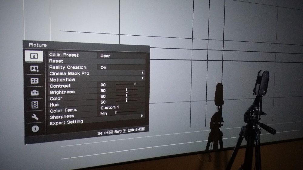 Calibrare imagine videoproiectoare Epson, Sony, JVC, XGIMI, Hisense, Valerion