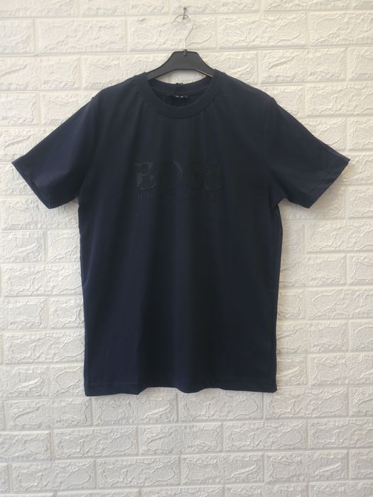 Мъжки тениски Boss тъмносиня Черна и бяла S, M, L и XL