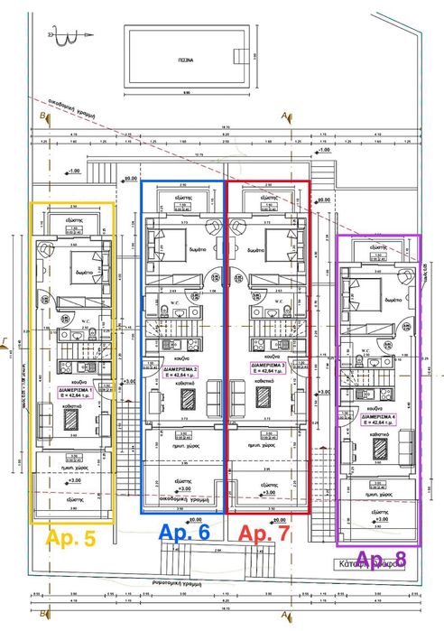 Мезонет с басейн в Неа Перамос, Гърция – готов за ползване
