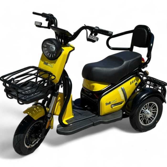 Електрическа Двуместна Триколка PUDDING 2500W мощният мотор -2026г.