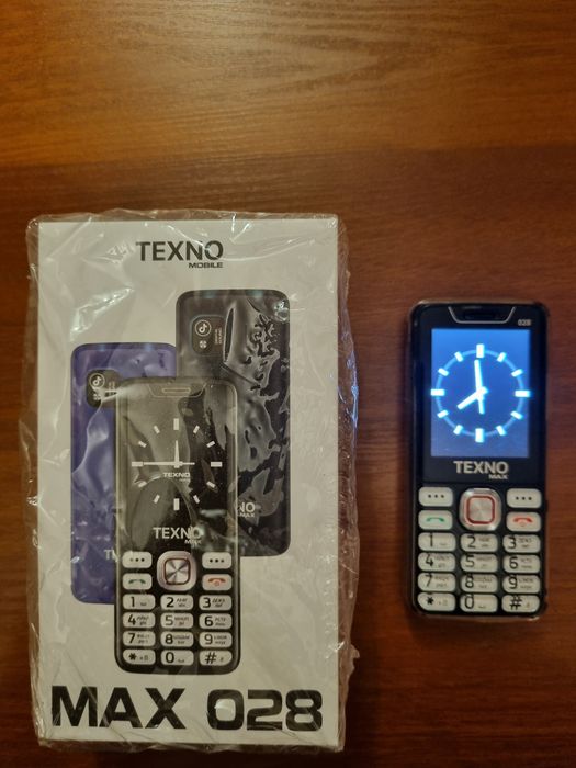 Продам кнопочный телефон TECHNO MAX 028