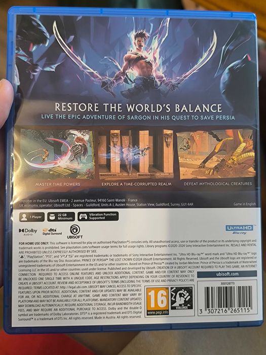 Игра Prince of Persia за PS5