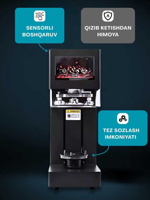 Alyuminiy bankalarni  yopish va plastik butilkalarni muhrl