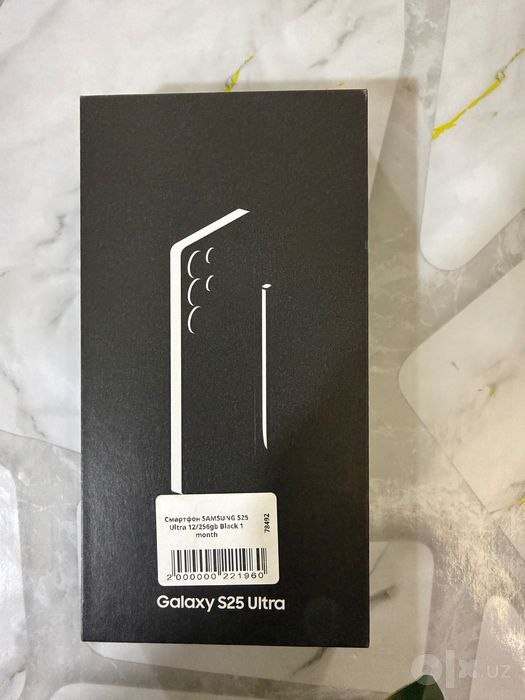Smartfon SAMSUNG S 25 Ultra 12/256 gb Black 1 month