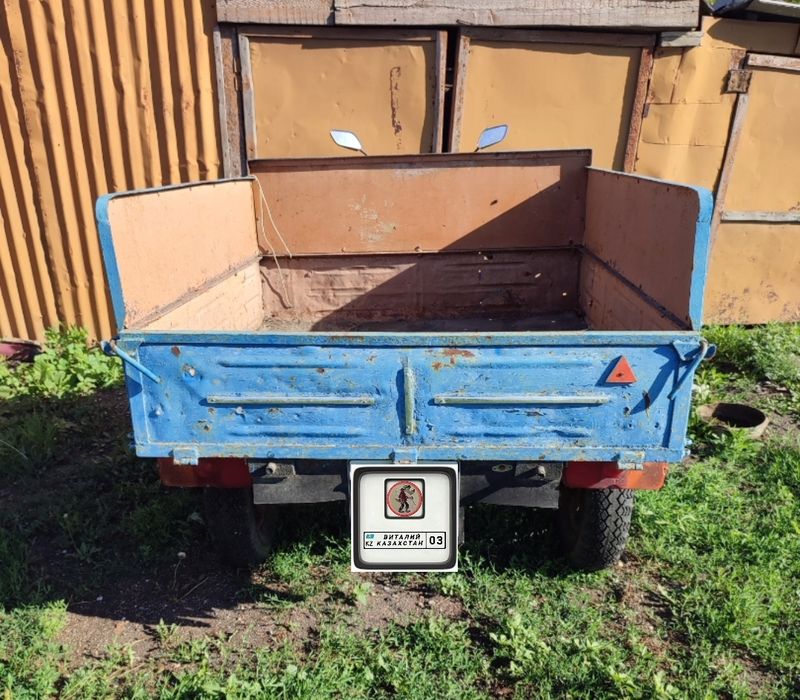 Мотороллер Муравей на ходу