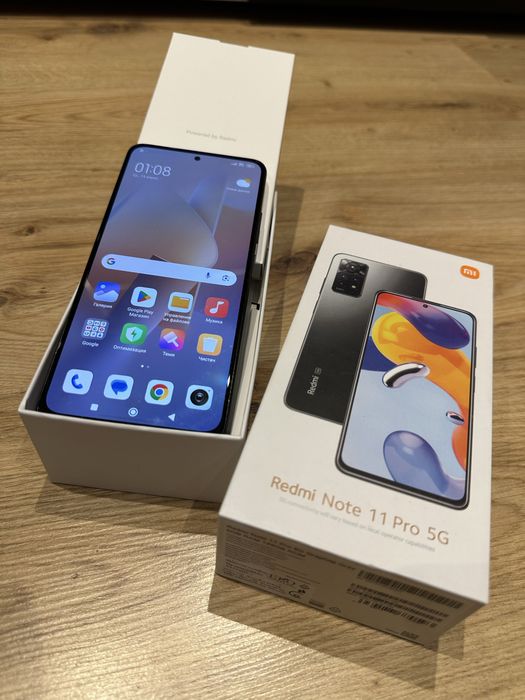 Xiaomi redmi note 11 pro 5G с чисто нова батерия