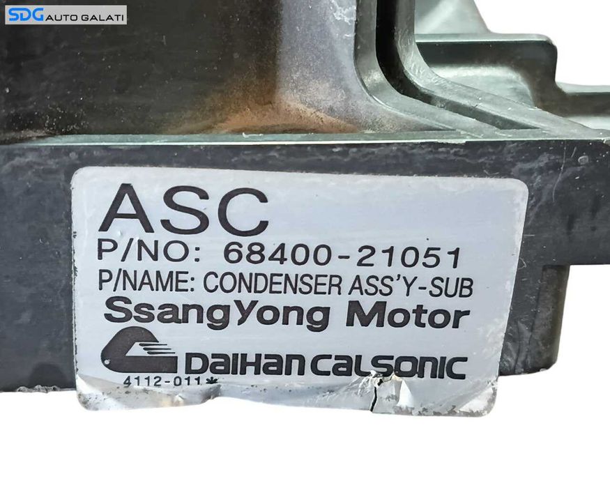 Electroventilator Ventilator Racire Radiator Clima AC GMV SsangYong Rodius 2.7 Xdi D27DT 2004 - 2013 Cod 68400-21051 3C2221CDDA [LR6421]