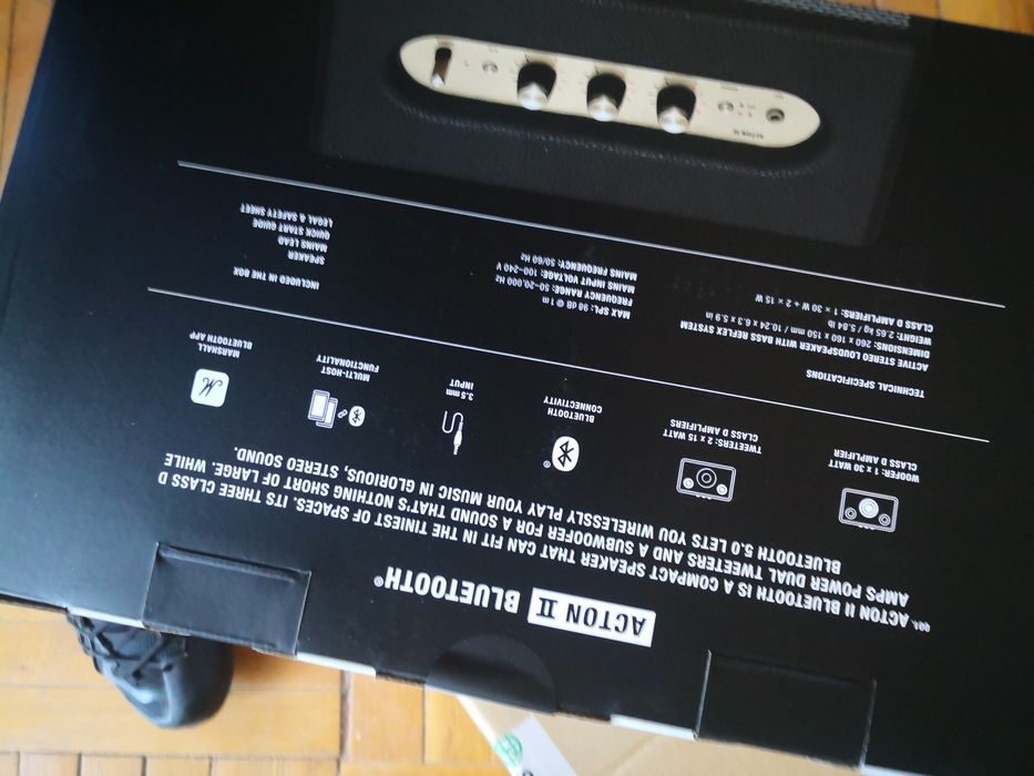 Boxa portabila Marshall Acton II, neagra