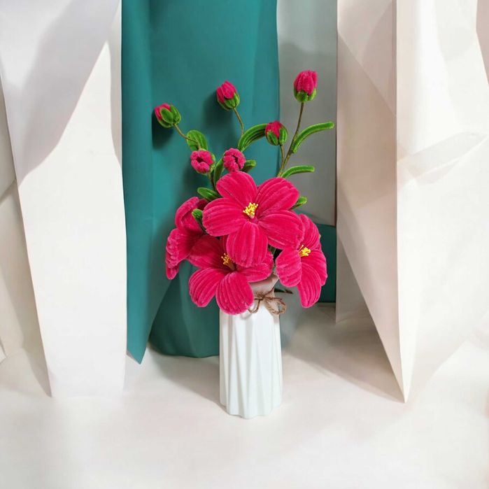 Вечни цветя от телени пръчки